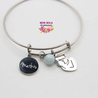bracelet jonc personnalisé et gravé