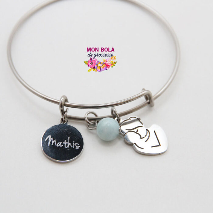 bracelet jonc personnalisé et gravé