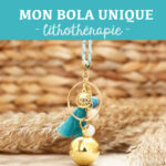 Bola de grossesse lithothérapie avec pierres naturelles au choix
