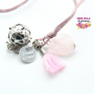 bola quartz rose