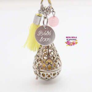 bola avec quartz rose