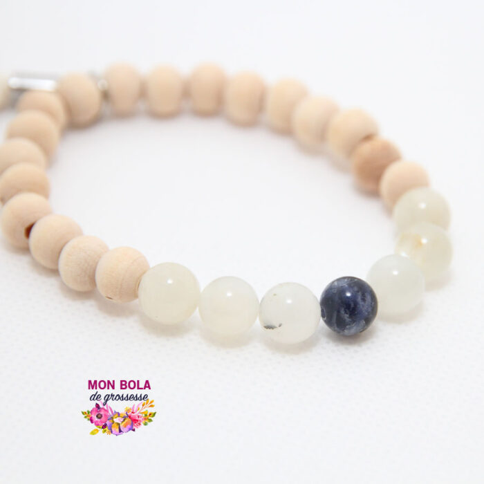 bracelet lithothérapie pour allaitement
