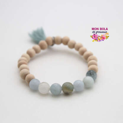 bracelet pour grossesse en pierres naturelles