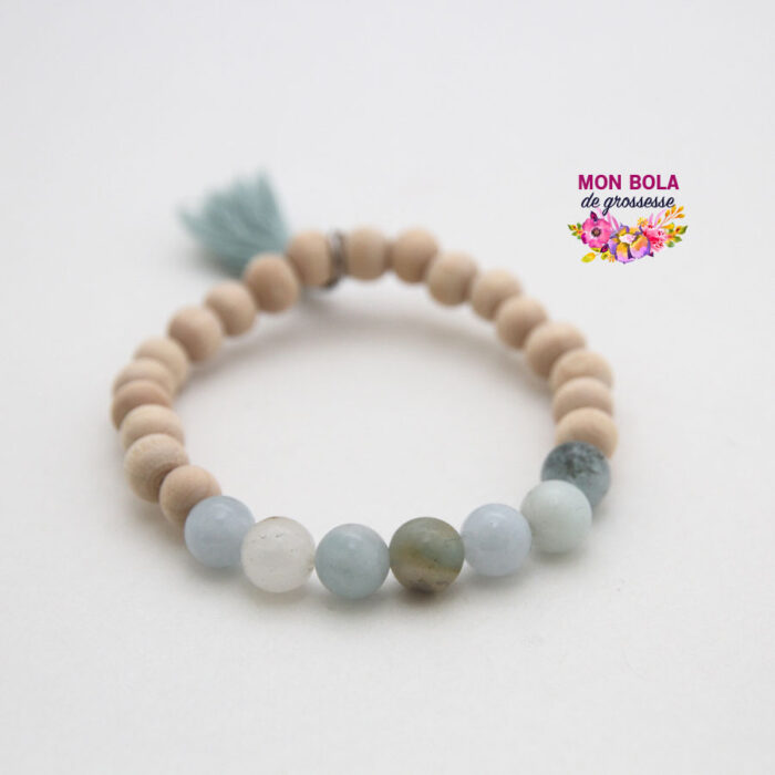bracelet pour grossesse en pierres naturelles