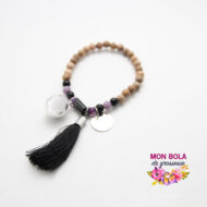 bracelet et petit pendentif bola pour femme enceinte