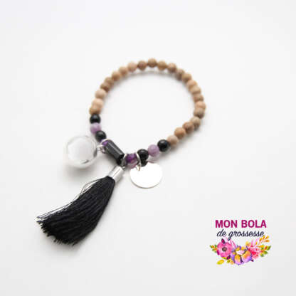 bracelet et petit pendentif bola pour femme enceinte