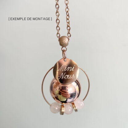 bola de grossesse avec quartz rose pas cher