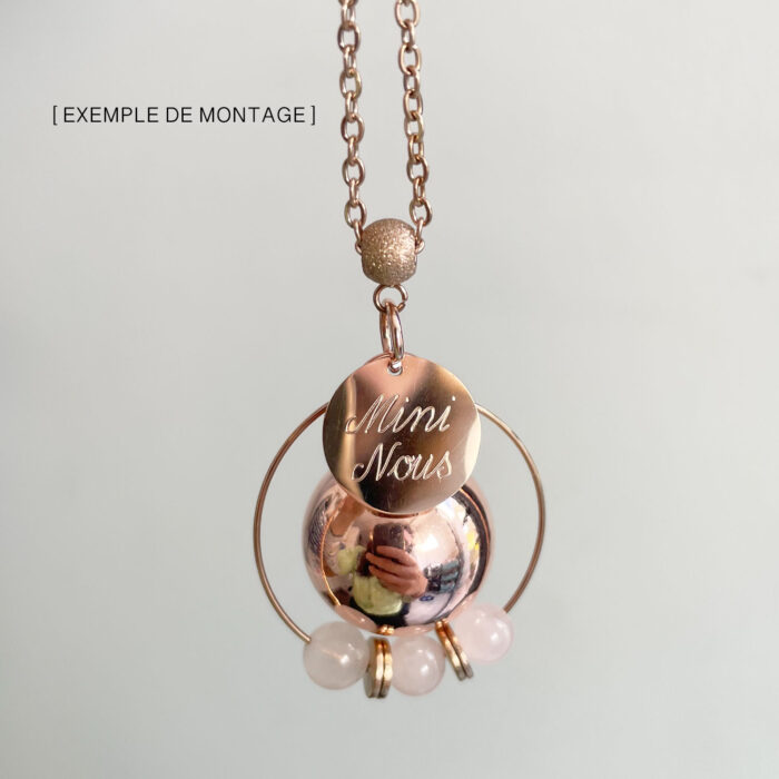 bola de grossesse avec quartz rose pas cher