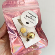 Bola de grossesse avec jade blanc pour porter chance