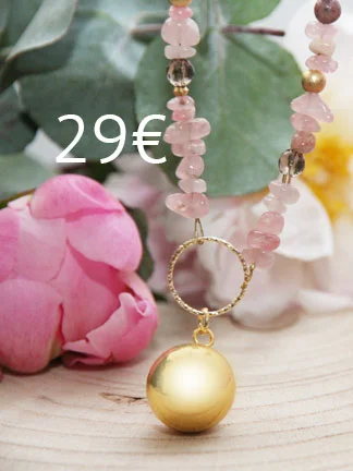 bola de grossesse plaqué or et argent personnalisés à 29€