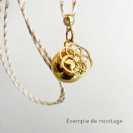 Bola de grossesse original avec fleur de vie