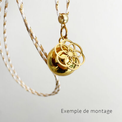 Bola de grossesse original avec fleur de vie
