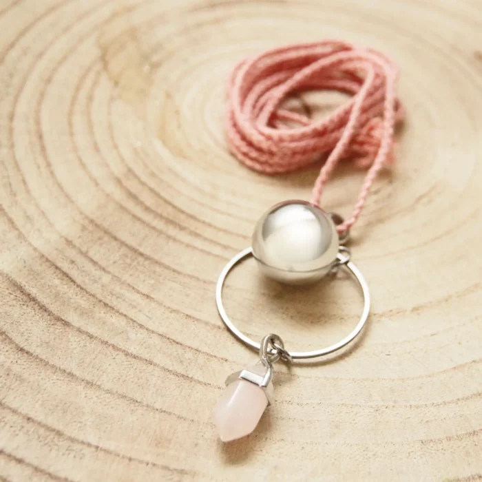 bola pas cher avec quartz rose