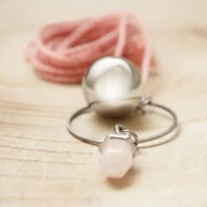 bola quartz rose symbole de l'amour