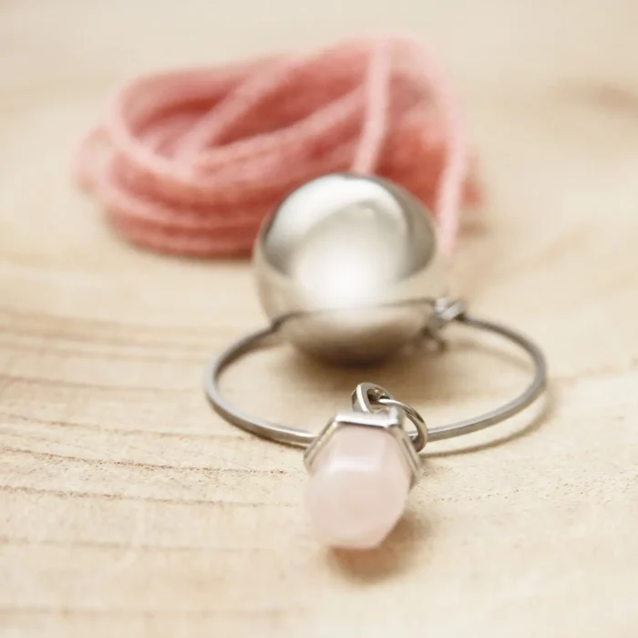 bola quartz rose symbole de l'amour