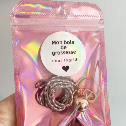 Le bola de grossesse clef cadenas est personnalisé sur mesure