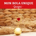 bola de grossesse unique à personnaliser avec grigri