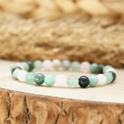 Bracelet de lithothérapie pour (future) maman : "Maman Zen"