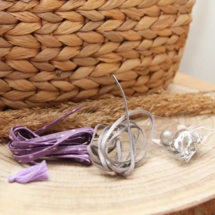 Kit bola de grossesse étoile parme - DIY