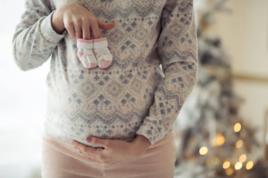 idée de cadeau à offrir à Noël à une femme enceinte