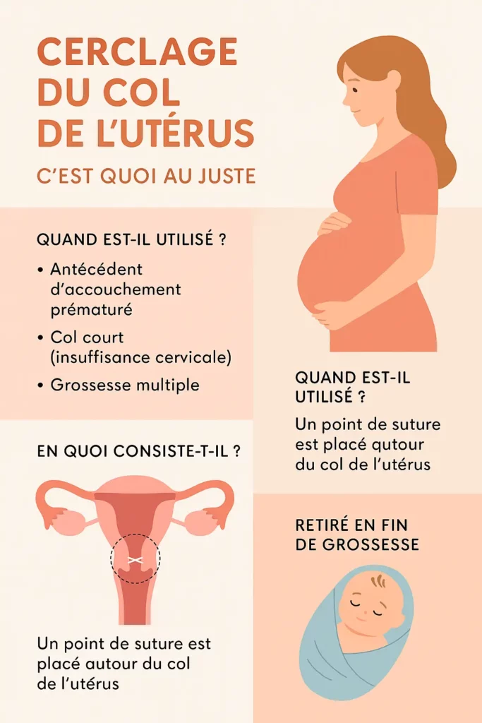 Pourquoi propose-t-on un cerclage ? Est-ce fréquent ?