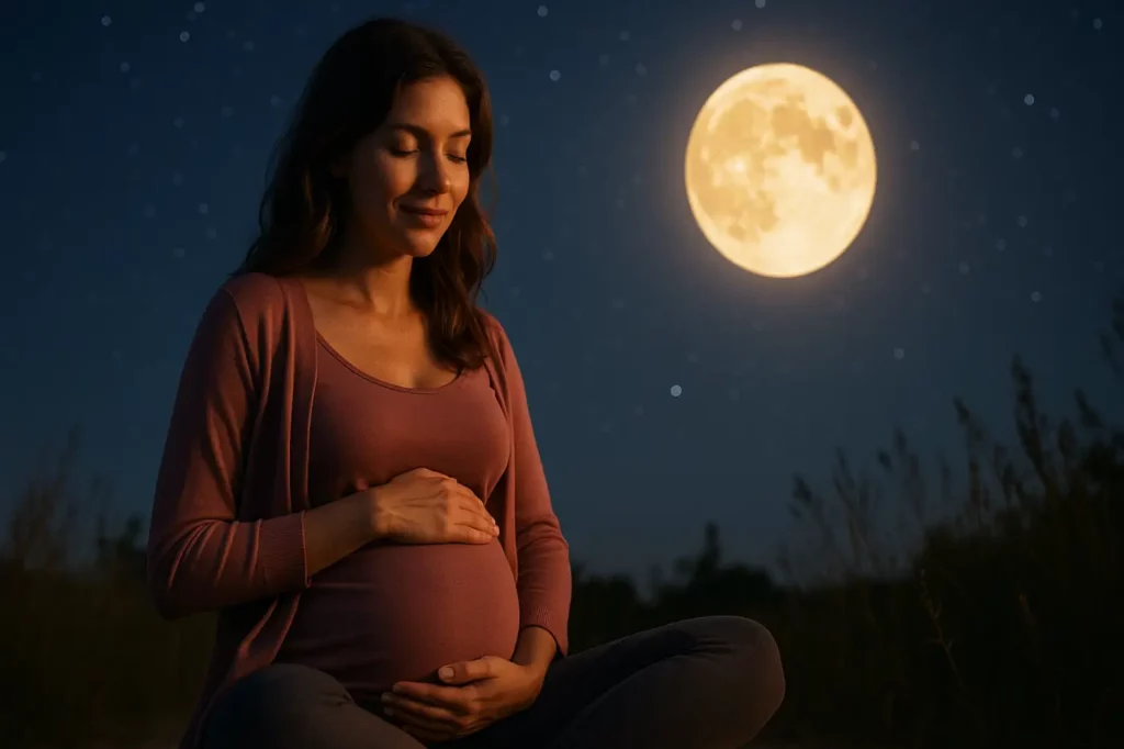 Comment la pleine lune des fraises de juin 2025 agit comme un catalyseur émotionnel et symbolique pour les futures mamans