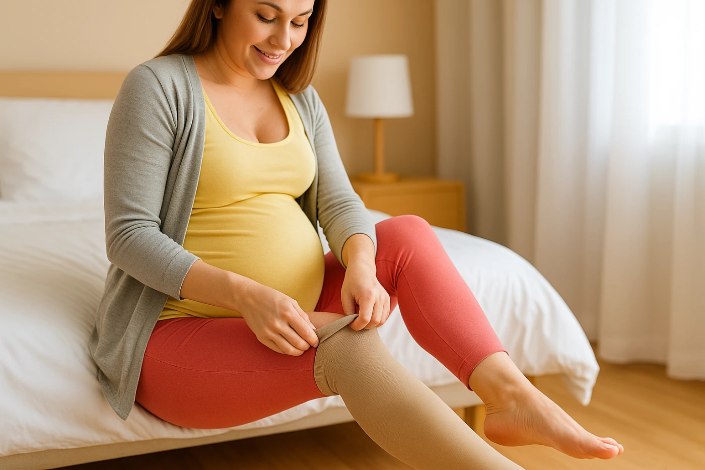 Bas de contention pendant la grossesse : à quoi servent-ils ?