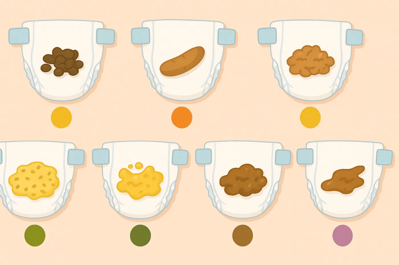 Échelle de Bristol : ce que les selles de bébé révèlent sur sa santé