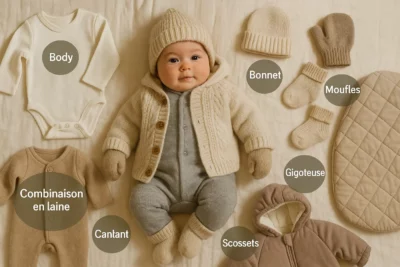 Comment habiller bébé pour son premier hiver ? Les vêtements indispensables