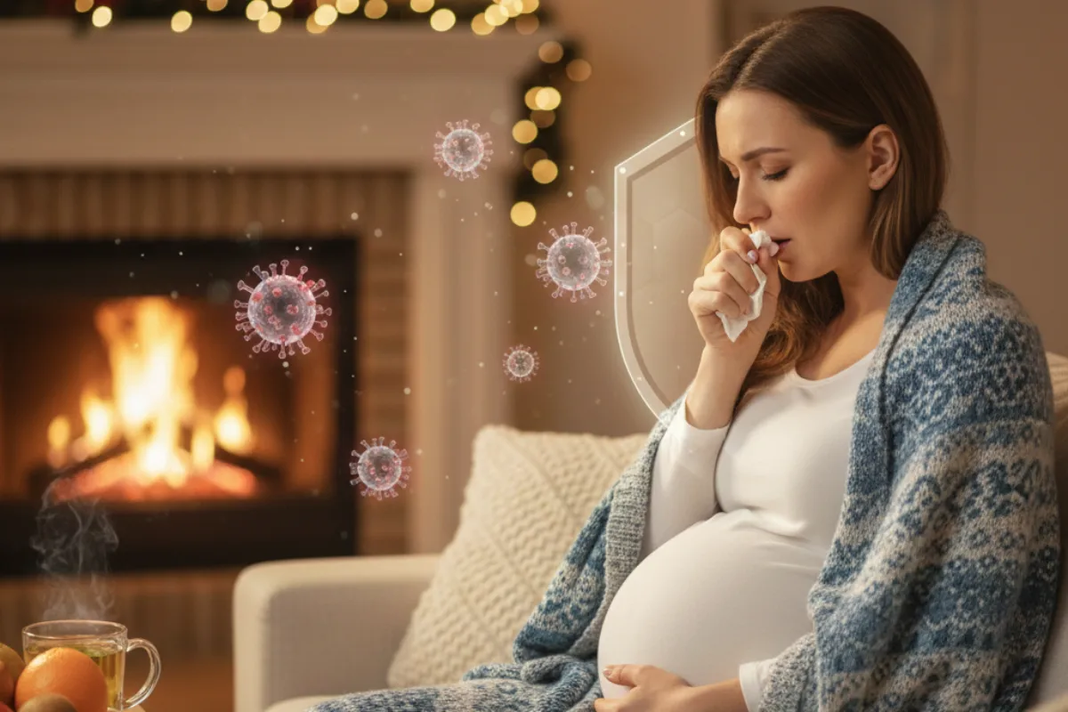 Grossesse en hiver : protéger son immunité et bébé des virus