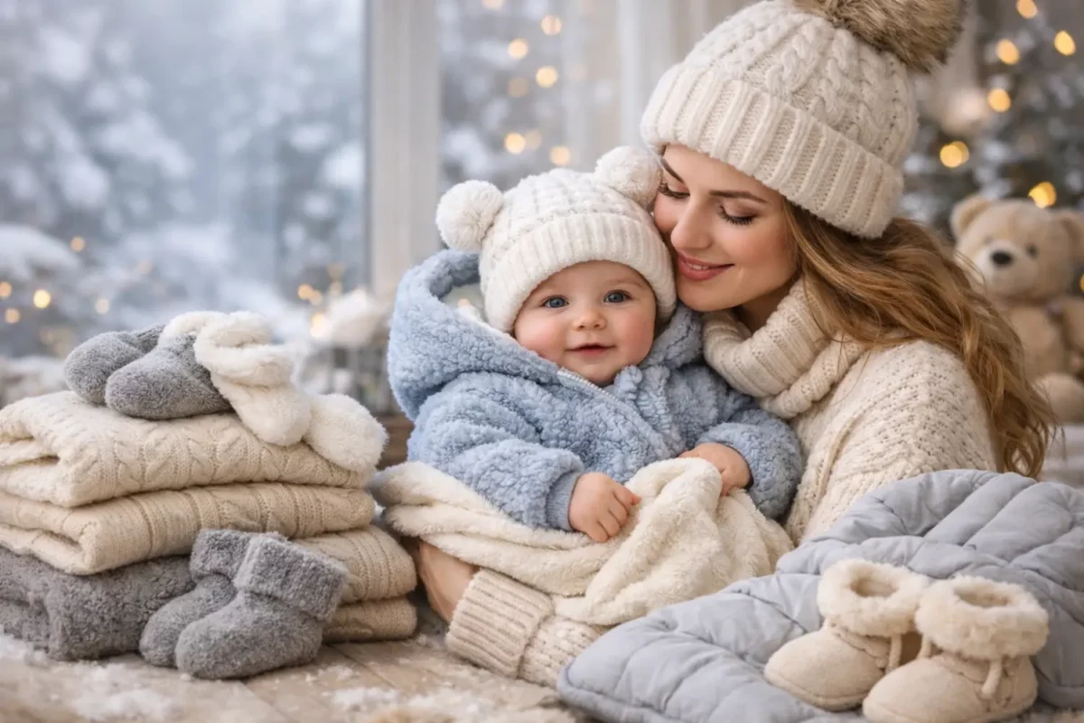 Les 5 tissus chauds et respirants pour habiller votre bébé en hiver