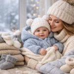 Les 5 tissus chauds et respirants pour habiller votre bébé en hiver
